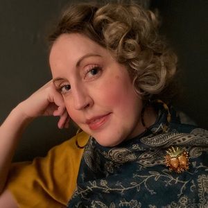 Vintage, unique & whimsical acorn pin / brooch